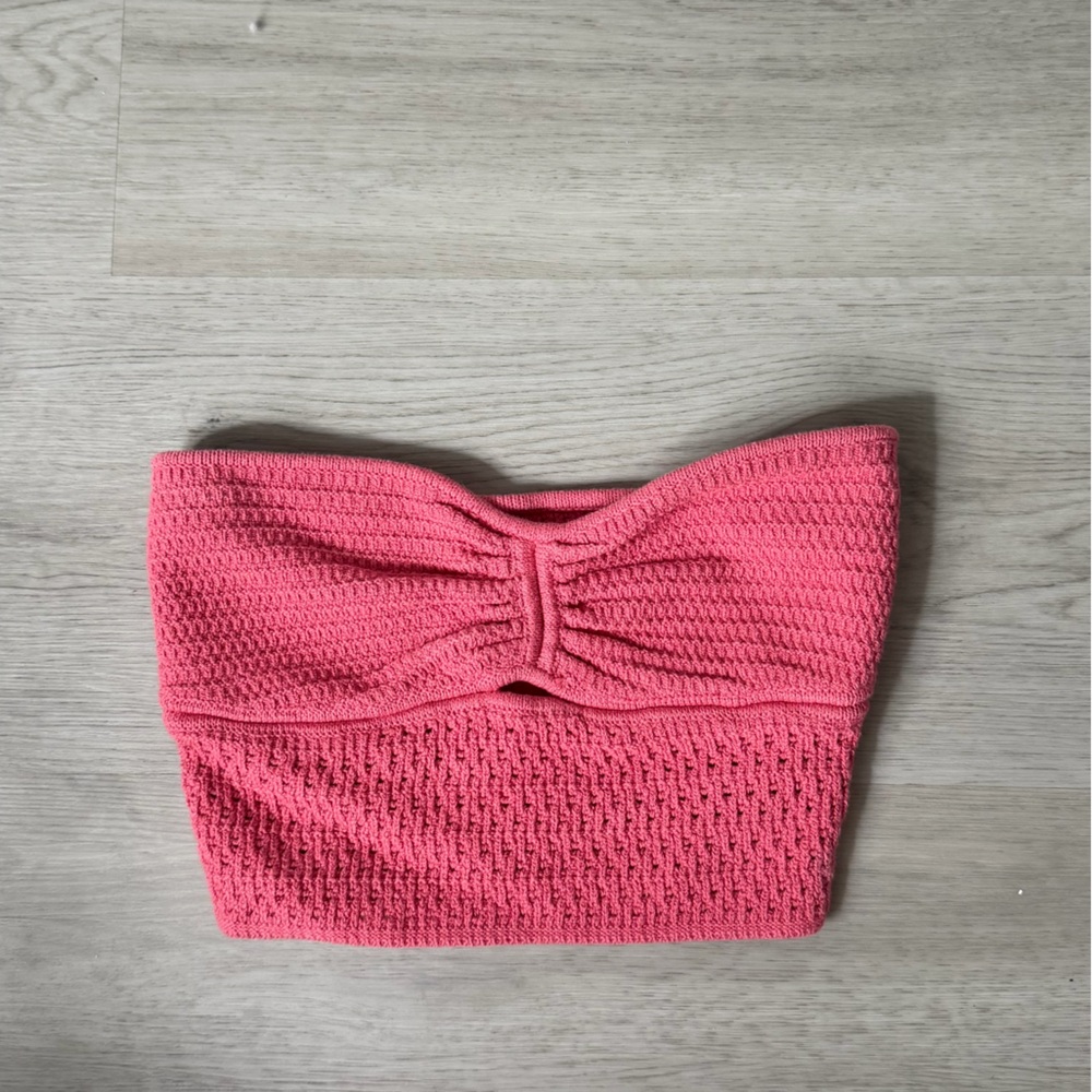 American Eagle Outfitters Coral Knit Top